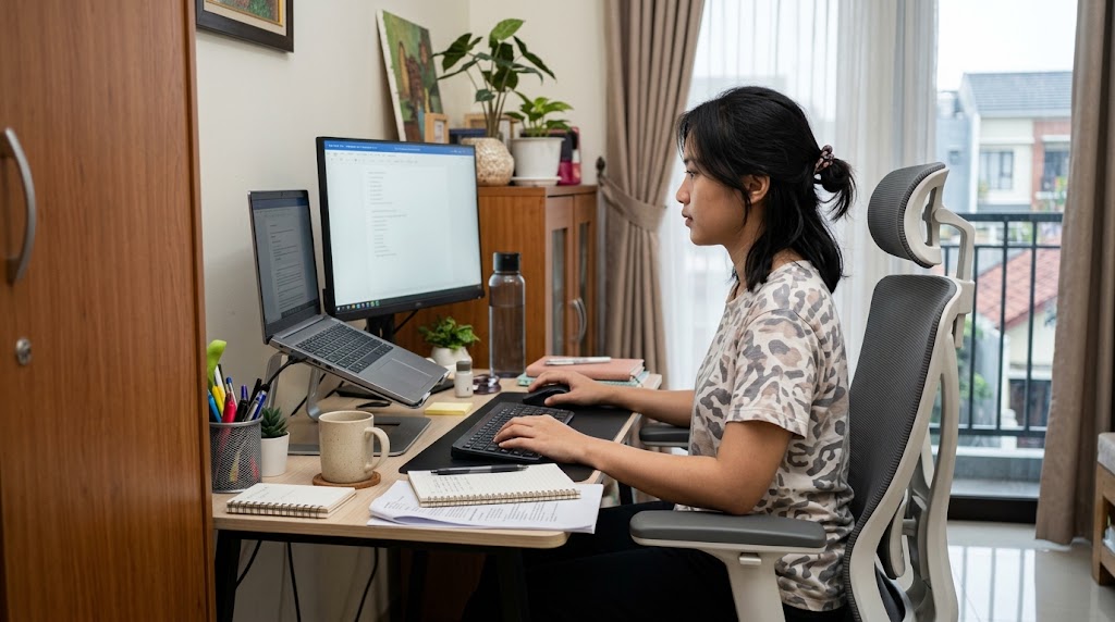 Pentingnya Memilih Kursi Ergonomis untuk Menjaga Postur Tubuh Saat Kerja Seharian